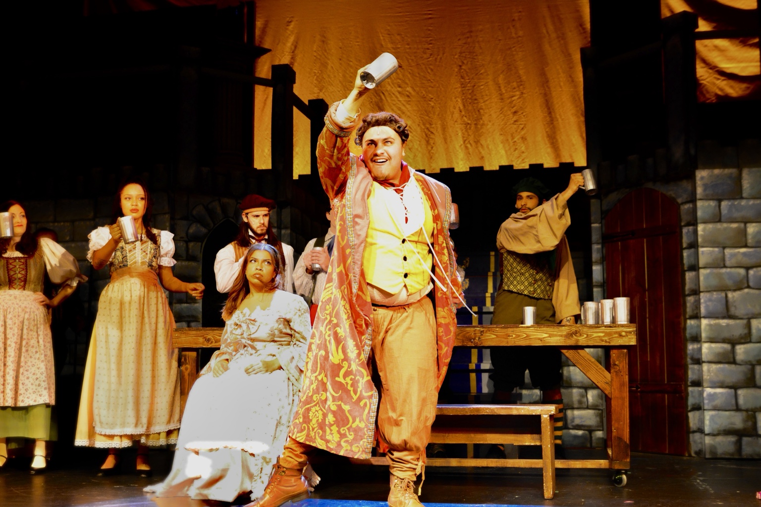 Garid Garcia leading a musical theater scene